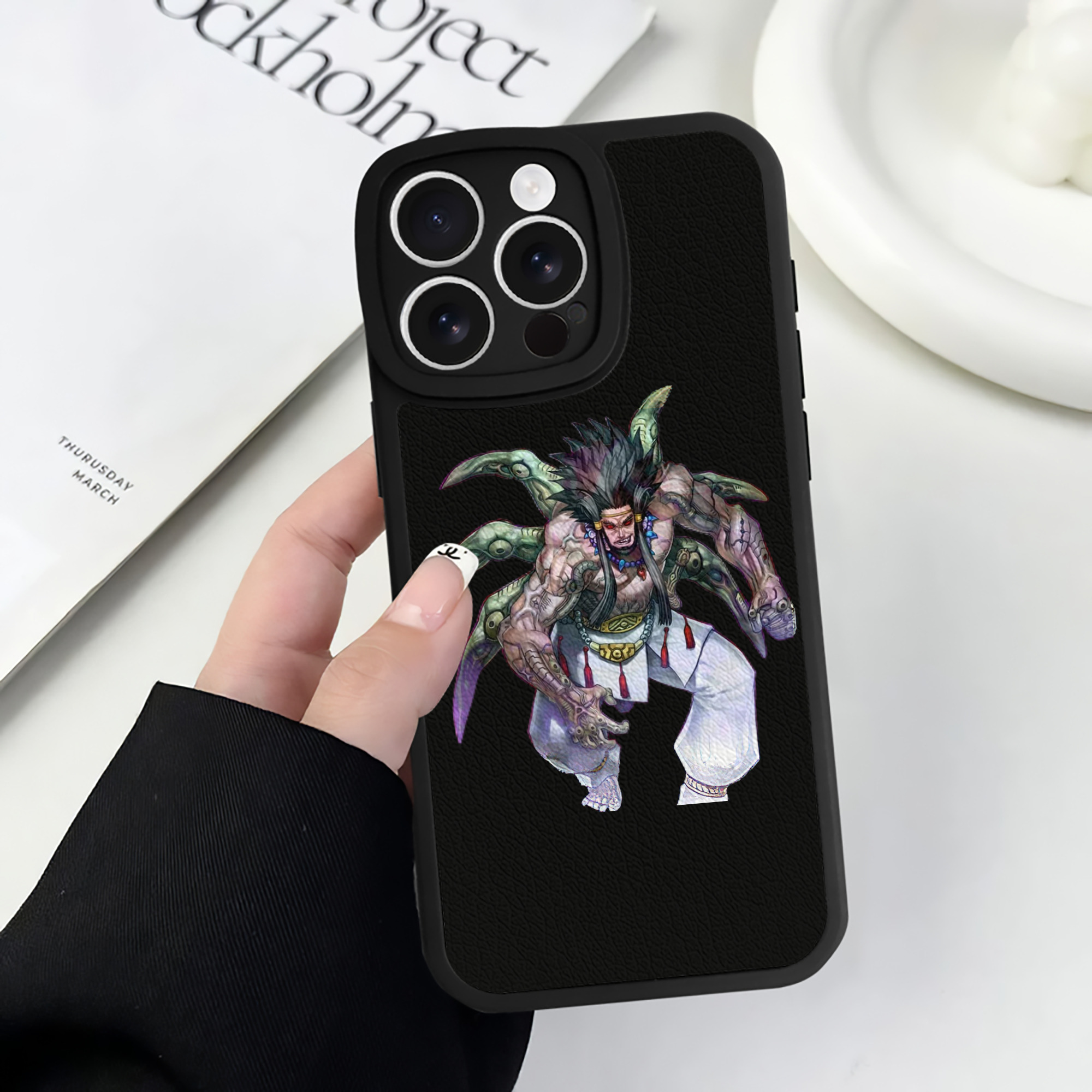 遊☆戯☆王 Yu-Gi-Oh! 【iPhone 16シリーズ対応】シリコンスマホケース（レザー調） 材質：シリコン